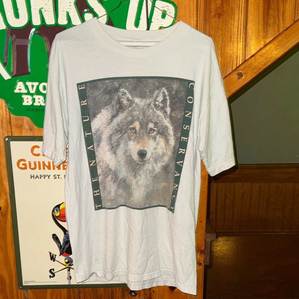 The Nature Conservatory Down to Earth Wolf Graphic T-Shirt